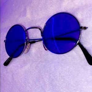 Lilac blue John Lennon glasses💙✨🧿✨💙